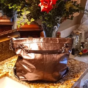 Gorgeous bronze Coach purse